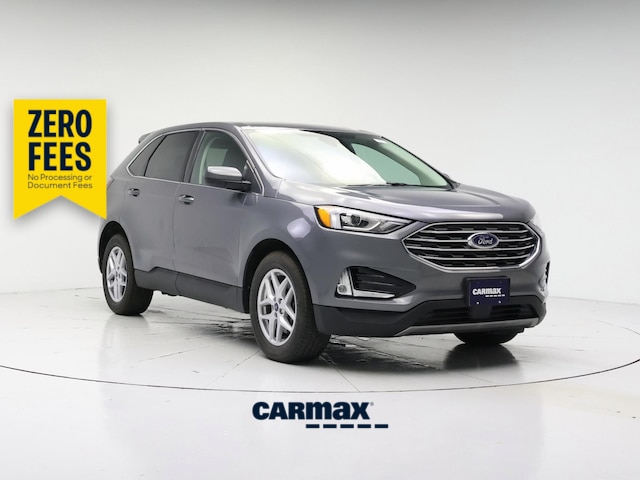 Gray 2021 Ford Edge SEL AWD SUV / Crossover All-Wheel Drive Automatic