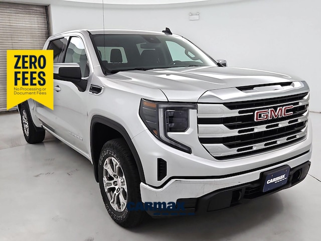 Silver 2022 GMC Sierra 1500 Pickup Truck Four-Wheel Drive Automatic