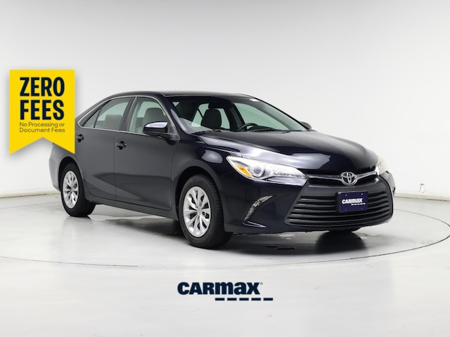 Blue 2015 Toyota Camry Sedan Front-Wheel Drive Automatic