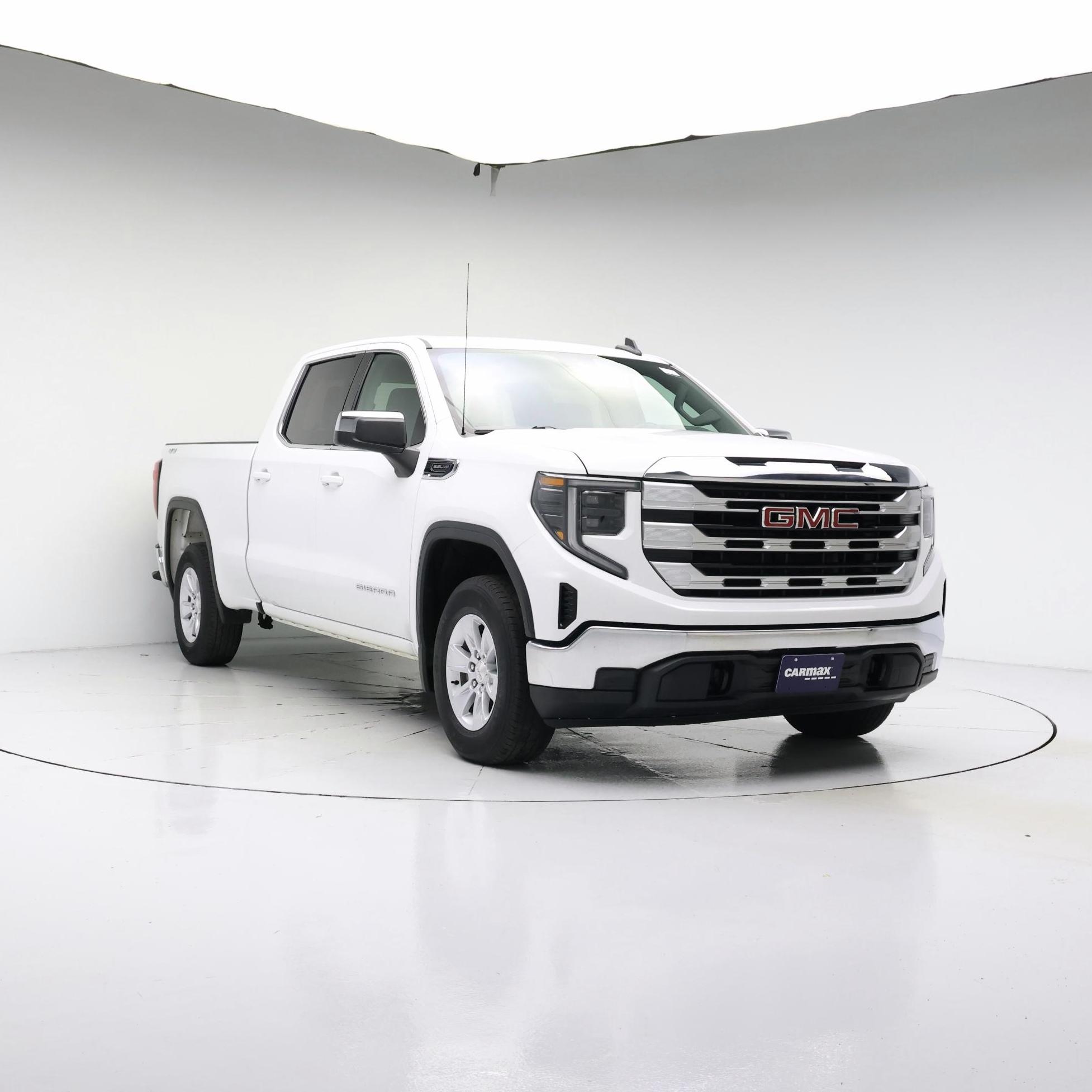 White 2022 GMC Sierra 1500 Pickup Truck Four-Wheel Drive Automatic