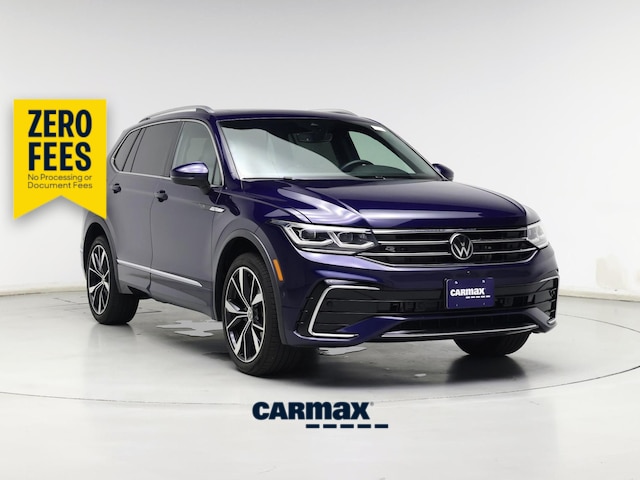 Blue 2022 Volkswagen Tiguan SUV / Crossover All-Wheel Drive Automatic