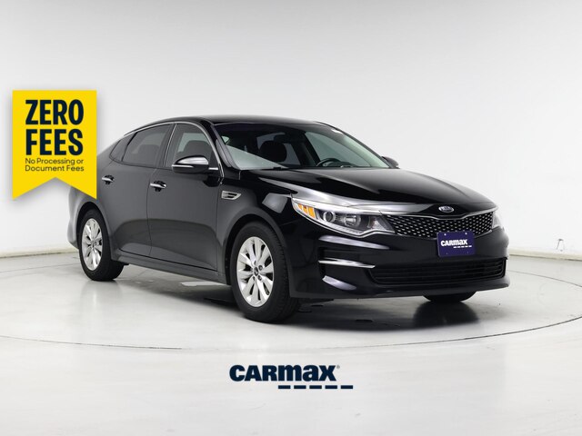 Black 2018 Kia Optima Sedan Front-Wheel Drive Automatic