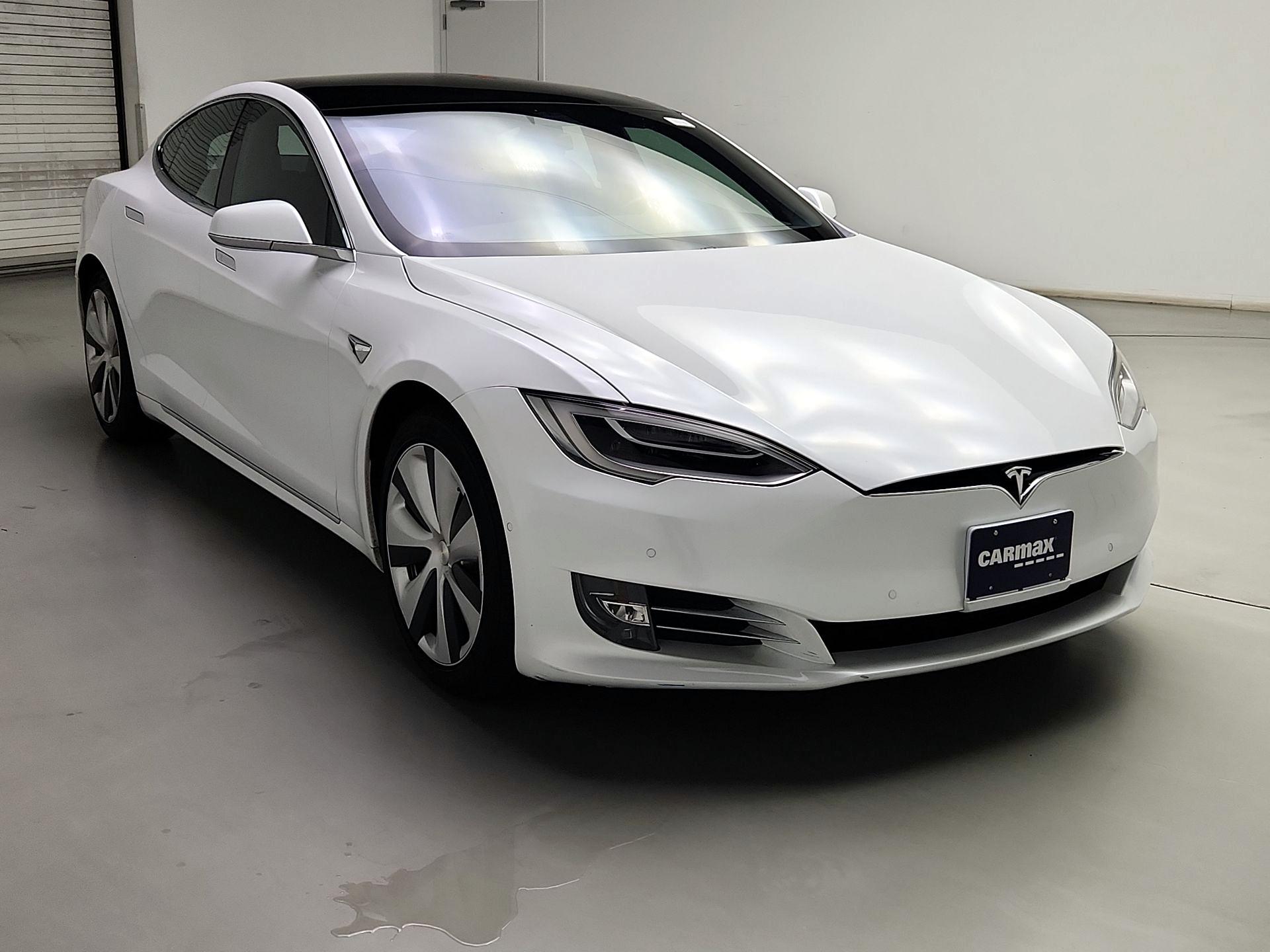 White 2021 Tesla Model S Sedan All-Wheel Drive Automatic