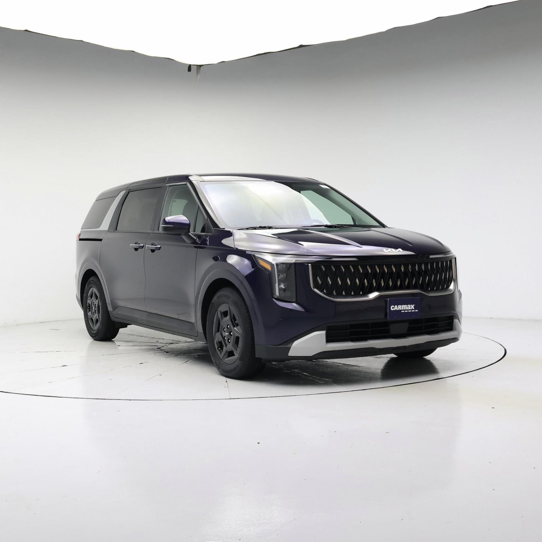 Blue 2025 Kia Carnival Minivan Front-Wheel Drive Automatic