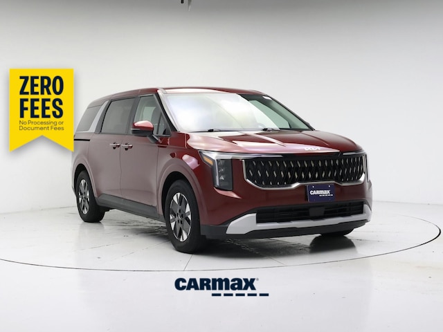 Red 2026 Kia Carnival Hybrid Minivan Front-Wheel Drive Automatic