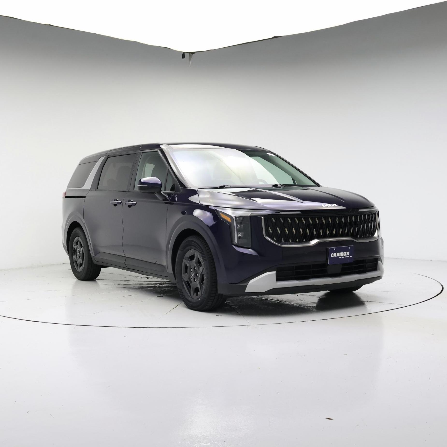 Blue 2025 Kia Carnival Minivan Front-Wheel Drive Automatic