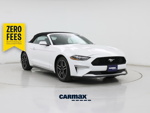 White 2023 Ford Mustang EcoBoost Premium Convertible RWD Convertible Rear-Wheel Drive Automatic