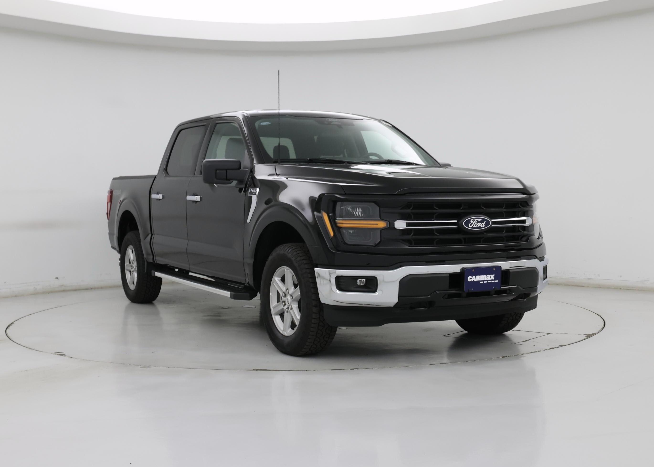 Black 2025 Ford F-150 Pickup Truck Four-Wheel Drive Automatic