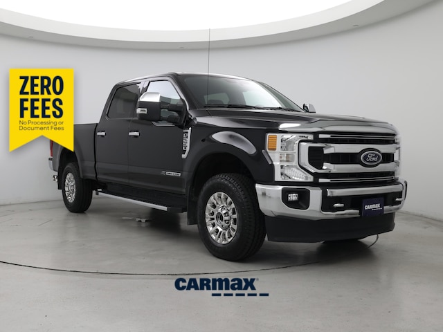 Black 2021 Ford F-250 Super Duty Pickup Truck Four-Wheel Drive Automatic
