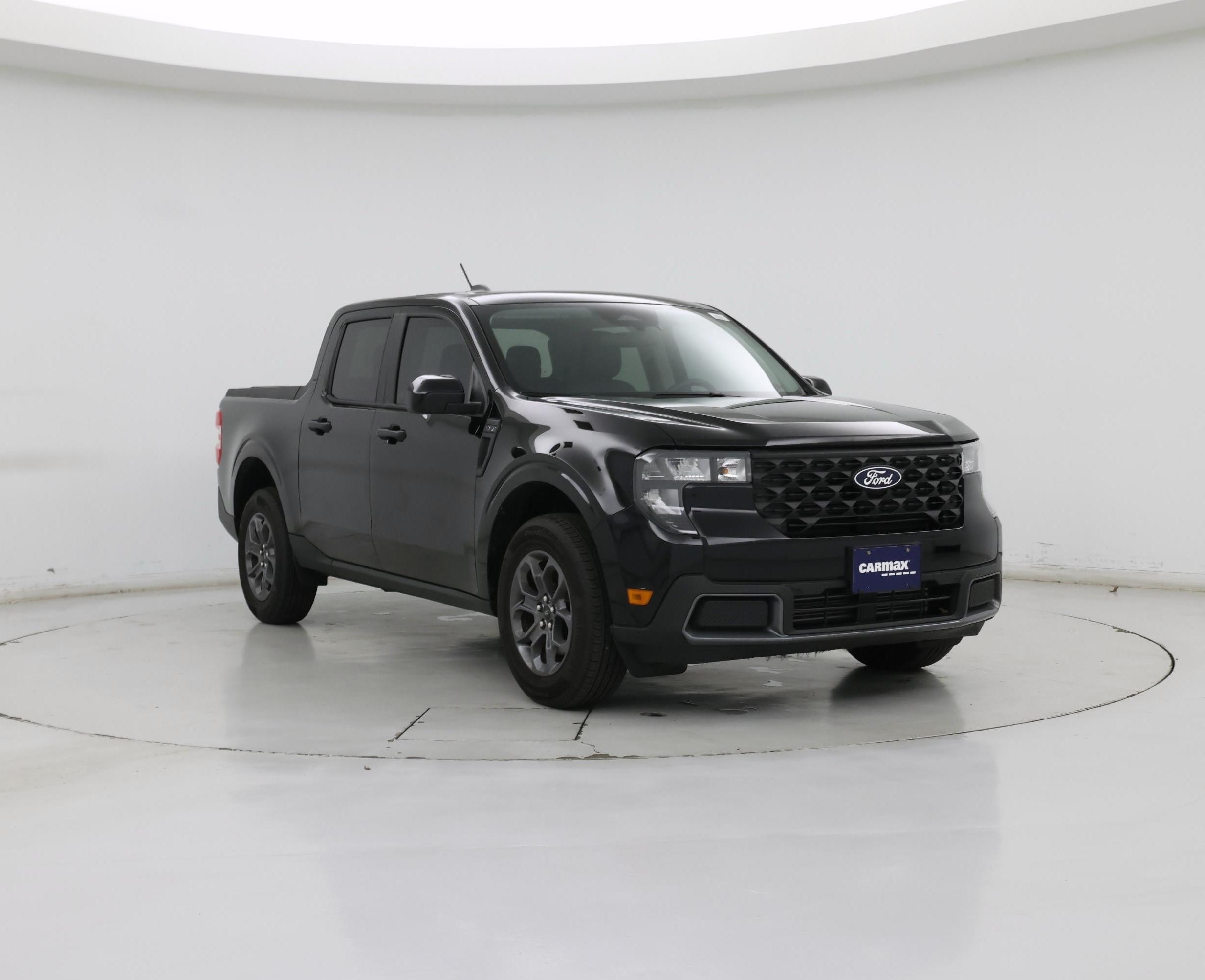 Black 2025 Ford Maverick XLT SuperCrew AWD Pickup Truck All-Wheel Drive Automatic