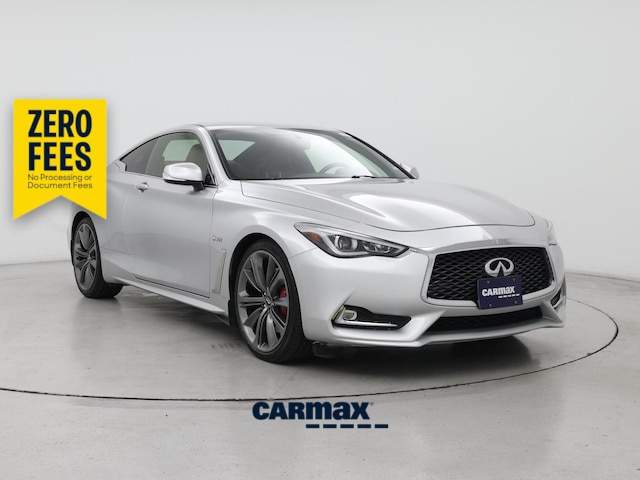 Silver 2018 INFINITI Q60 Coupe All-Wheel Drive Automatic