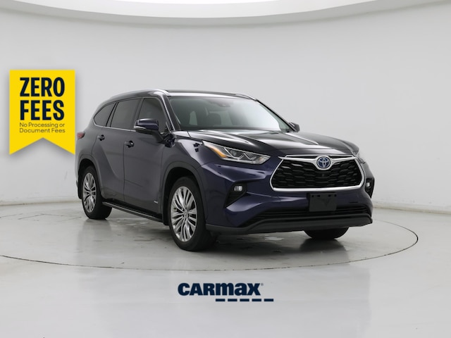 Blue 2022 Toyota Highlander Hybrid SUV / Crossover All-Wheel Drive Automatic