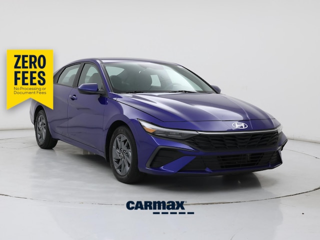 Blue 2024 Hyundai Elantra Hybrid Sedan Front-Wheel Drive Automatic