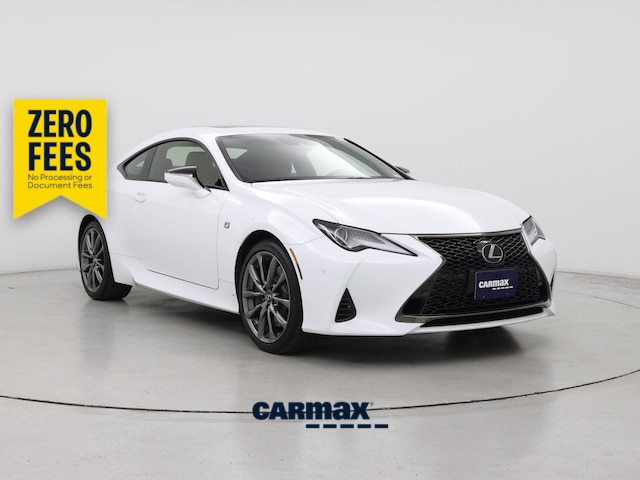 White 2021 Lexus RC Coupe Rear-Wheel Drive Automatic