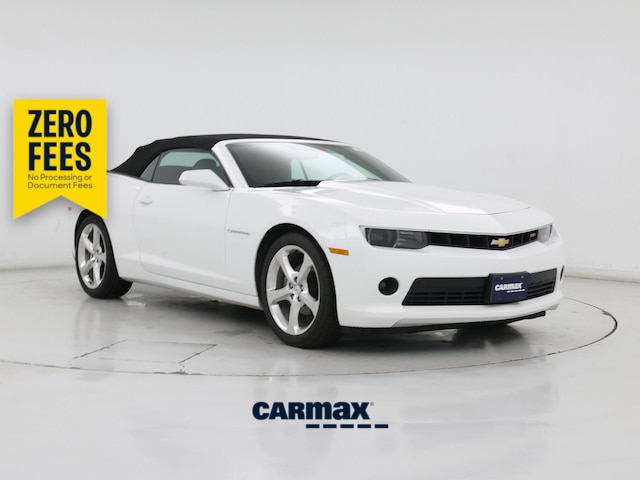White 2015 Chevrolet Camaro Convertible Rear-Wheel Drive Automatic