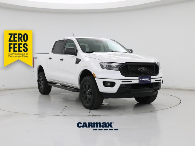 White 2021 Ford Ranger Pickup Truck Four-Wheel Drive Automatic
