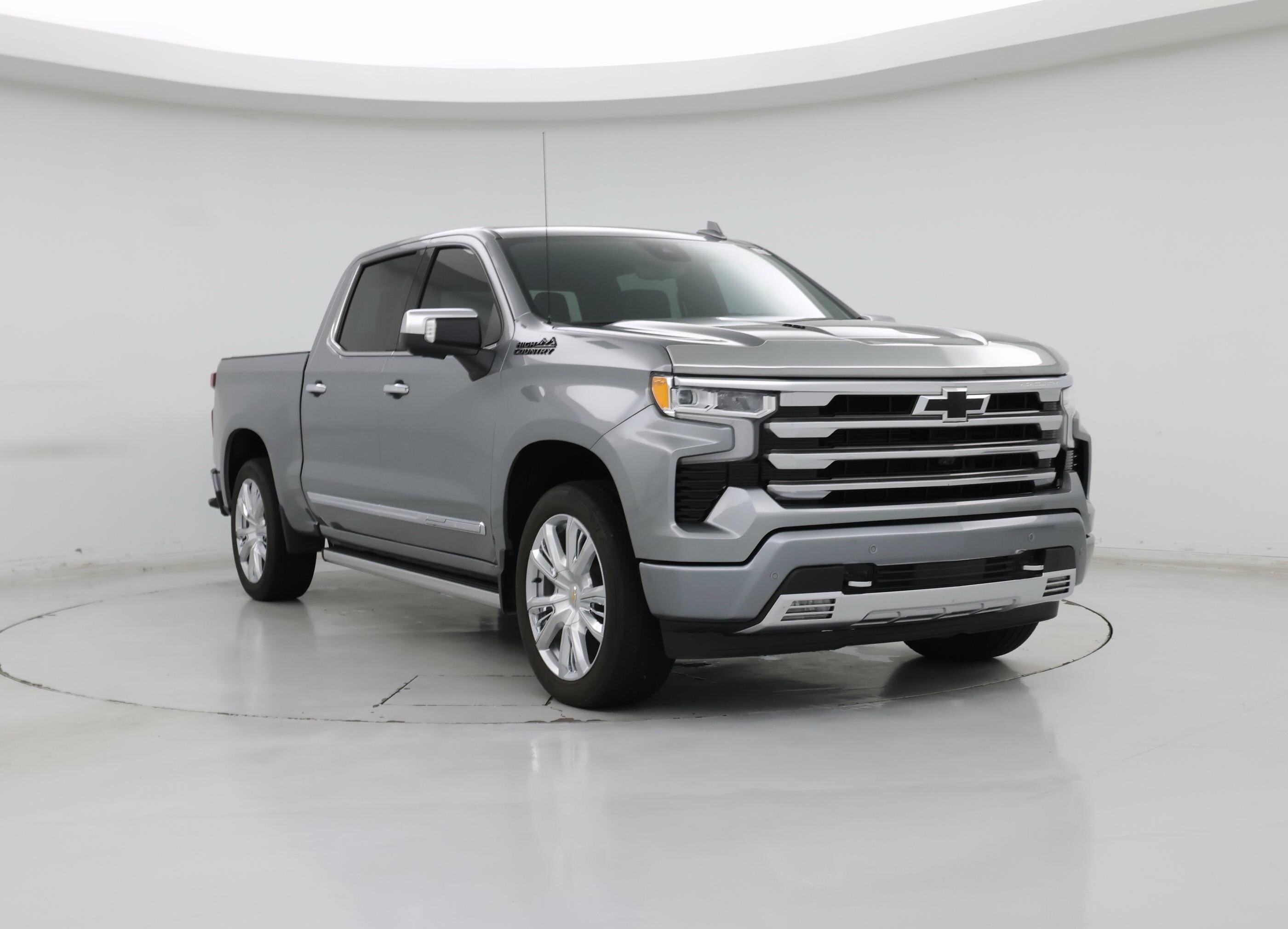Silver 2023 Chevrolet Silverado 1500 Pickup Truck Four-Wheel Drive Automatic