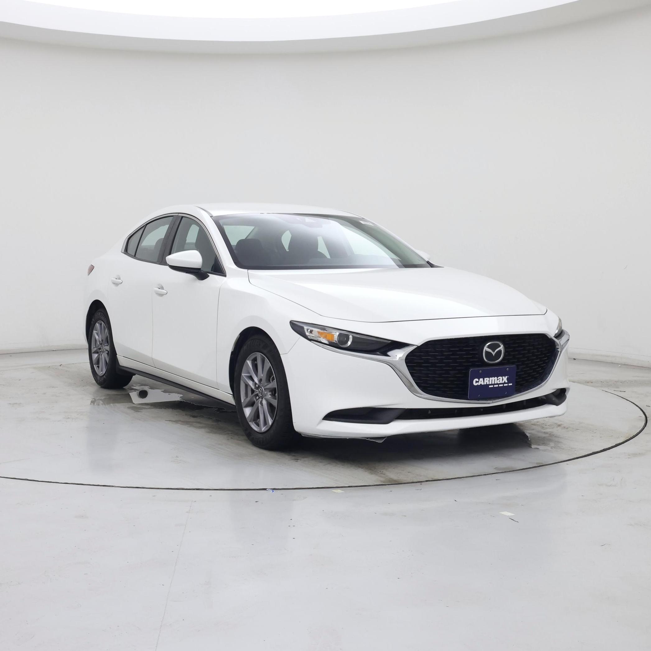 White 2020 Mazda MAZDA3 Sedan Front-Wheel Drive Automatic
