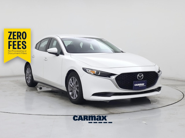 White 2020 Mazda MAZDA3 Sedan Front-Wheel Drive Automatic