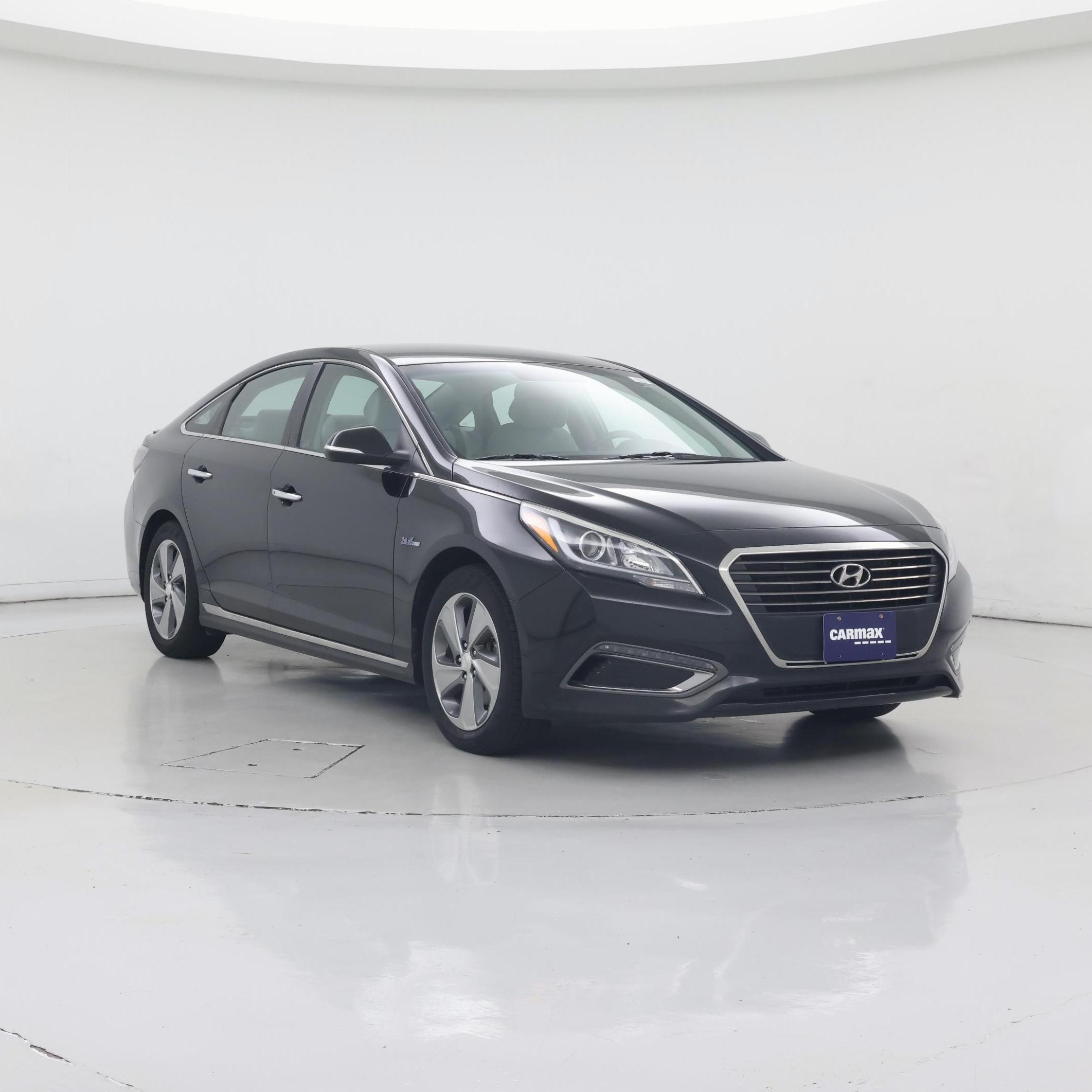 Black 2017 Hyundai Sonata Plug-In Hybrid Sedan Front-Wheel Drive Automatic