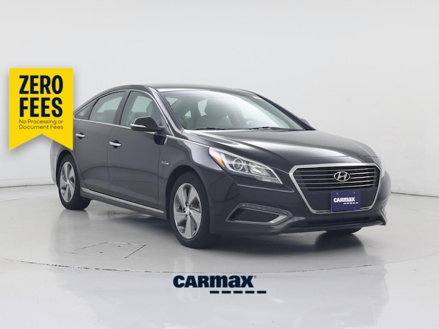Black 2017 Hyundai Sonata Plug-In Hybrid Sedan Front-Wheel Drive Automatic