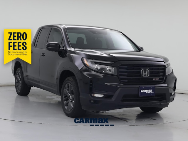 Black 2023 Honda Ridgeline Sport AWD Pickup Truck All-Wheel Drive Automatic