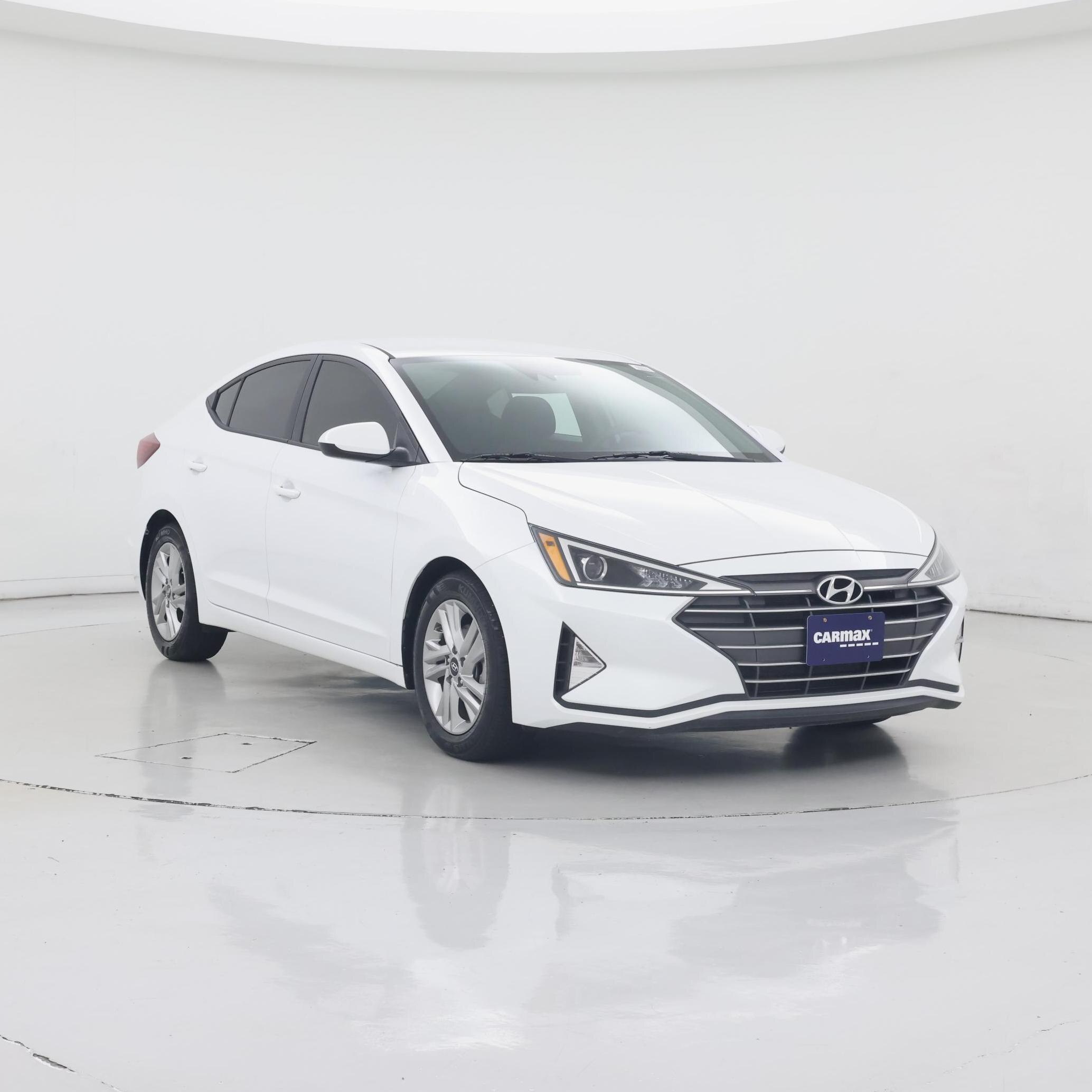 White 2020 Hyundai Elantra Sedan Front-Wheel Drive Automatic