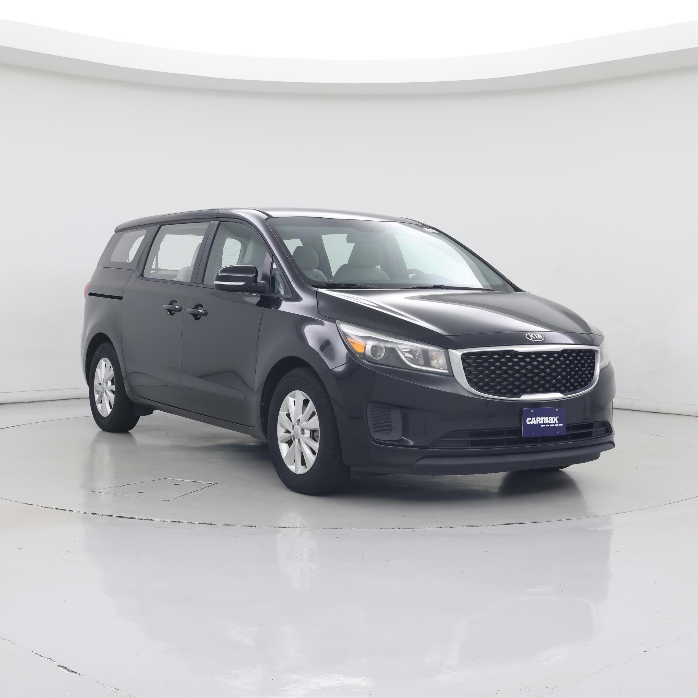 Black 2018 Kia Sedona Minivan Front-Wheel Drive Automatic