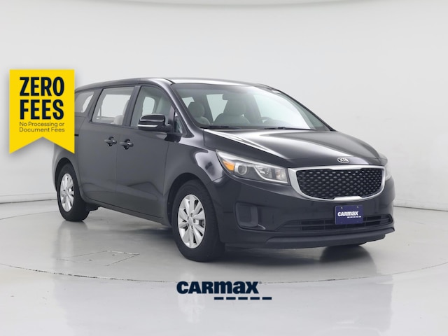 Black 2018 Kia Sedona Minivan Front-Wheel Drive Automatic