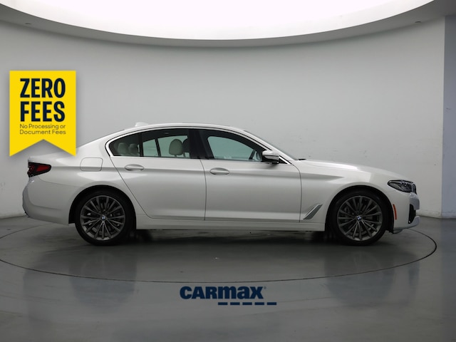 White 2023 BMW 5 Series Sedan Rear-Wheel Drive Automatic