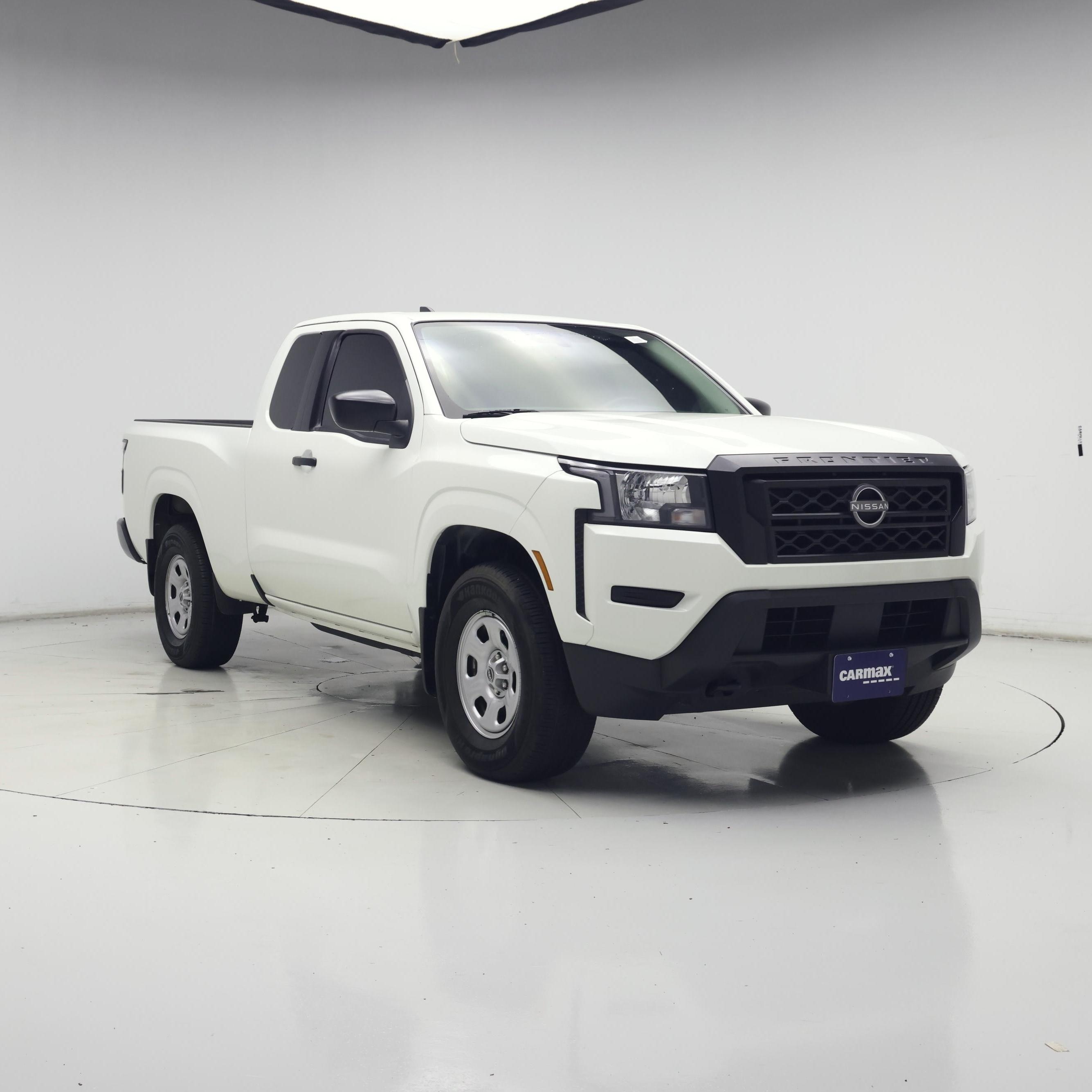 White 2024 Nissan Frontier S King Cab 4WD Pickup Truck Four-Wheel Drive Automatic
