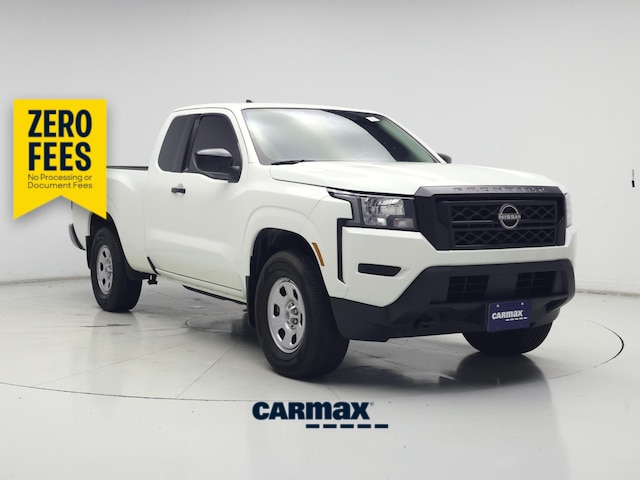 White 2024 Nissan Frontier S King Cab 4WD Pickup Truck Four-Wheel Drive Automatic