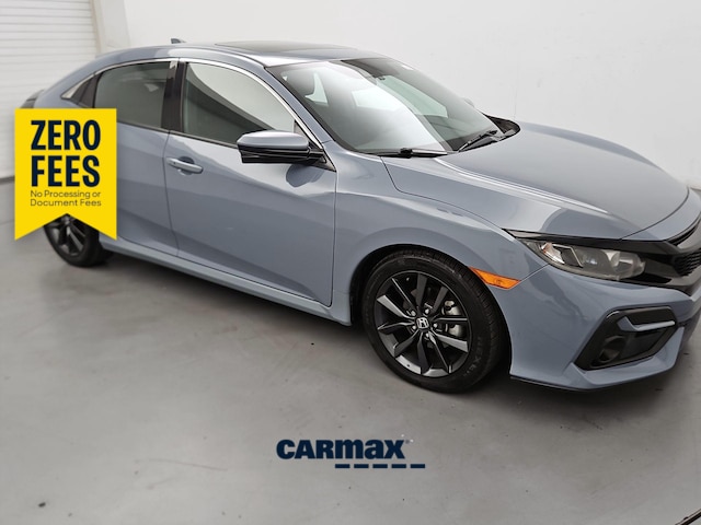 Gray 2021 Honda Civic Hatchback Hatchback Front-Wheel Drive Automatic