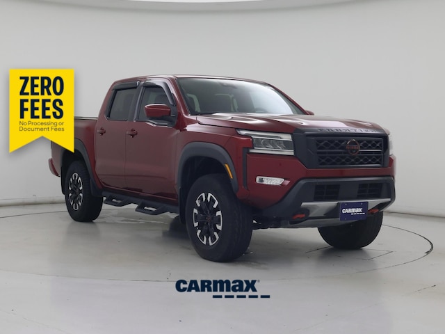 Red 2023 Nissan Frontier Pickup Truck Four-Wheel Drive Automatic