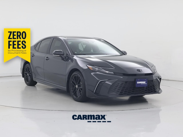 Black 2025 Toyota Camry SE FWD Sedan Front-Wheel Drive Automatic