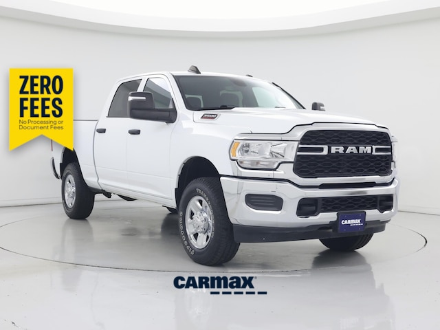 White 2024 RAM 3500 Tradesman Crew Cab 4WD Pickup Truck Four-Wheel Drive Automatic