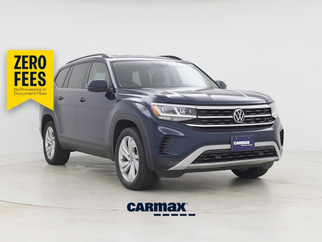 Blue 2022 Volkswagen Atlas SUV / Crossover Front-Wheel Drive Automatic