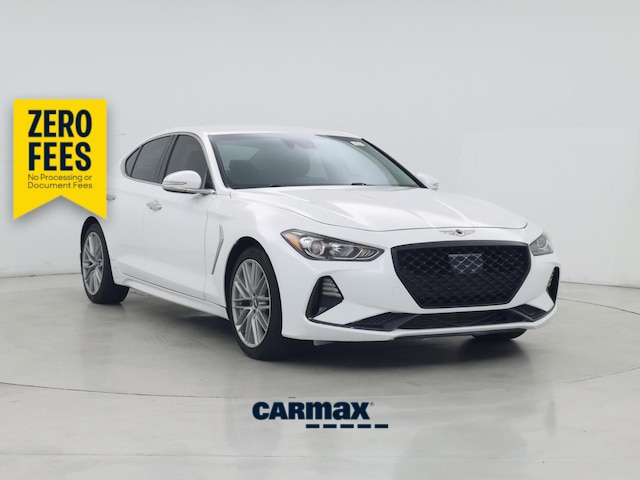 White 2020 Genesis G70 Sedan Rear-Wheel Drive Automatic