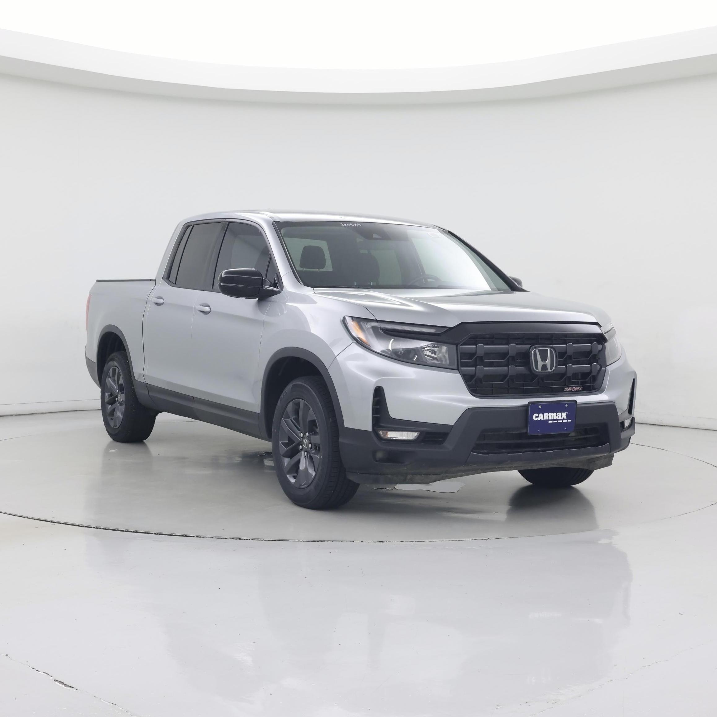 Silver 2025 Honda Ridgeline Pickup Truck All-Wheel Drive Automatic