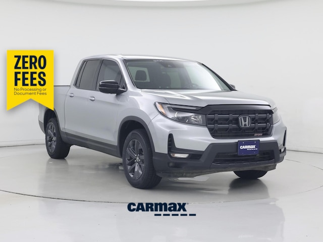 Silver 2025 Honda Ridgeline Pickup Truck All-Wheel Drive Automatic