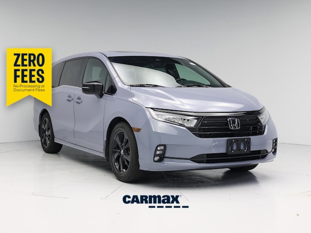 Blue 2023 Honda Odyssey Minivan Front-Wheel Drive Automatic