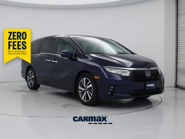 Blue 2023 Honda Odyssey Touring FWD Minivan Front-Wheel Drive Automatic