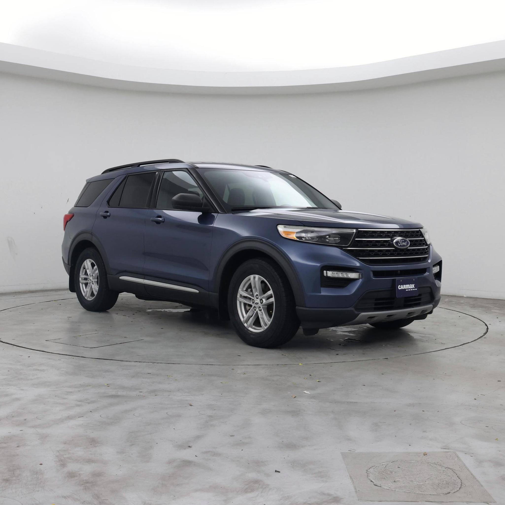 Blue 2020 Ford Explorer SUV / Crossover Rear-Wheel Drive Automatic