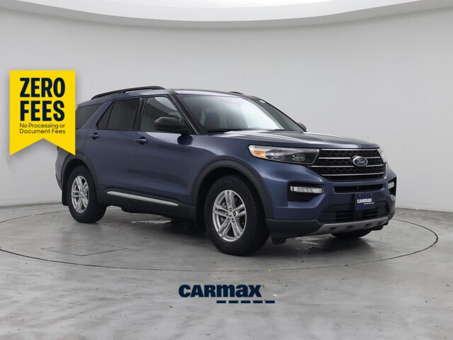 Blue 2020 Ford Explorer SUV / Crossover Rear-Wheel Drive Automatic