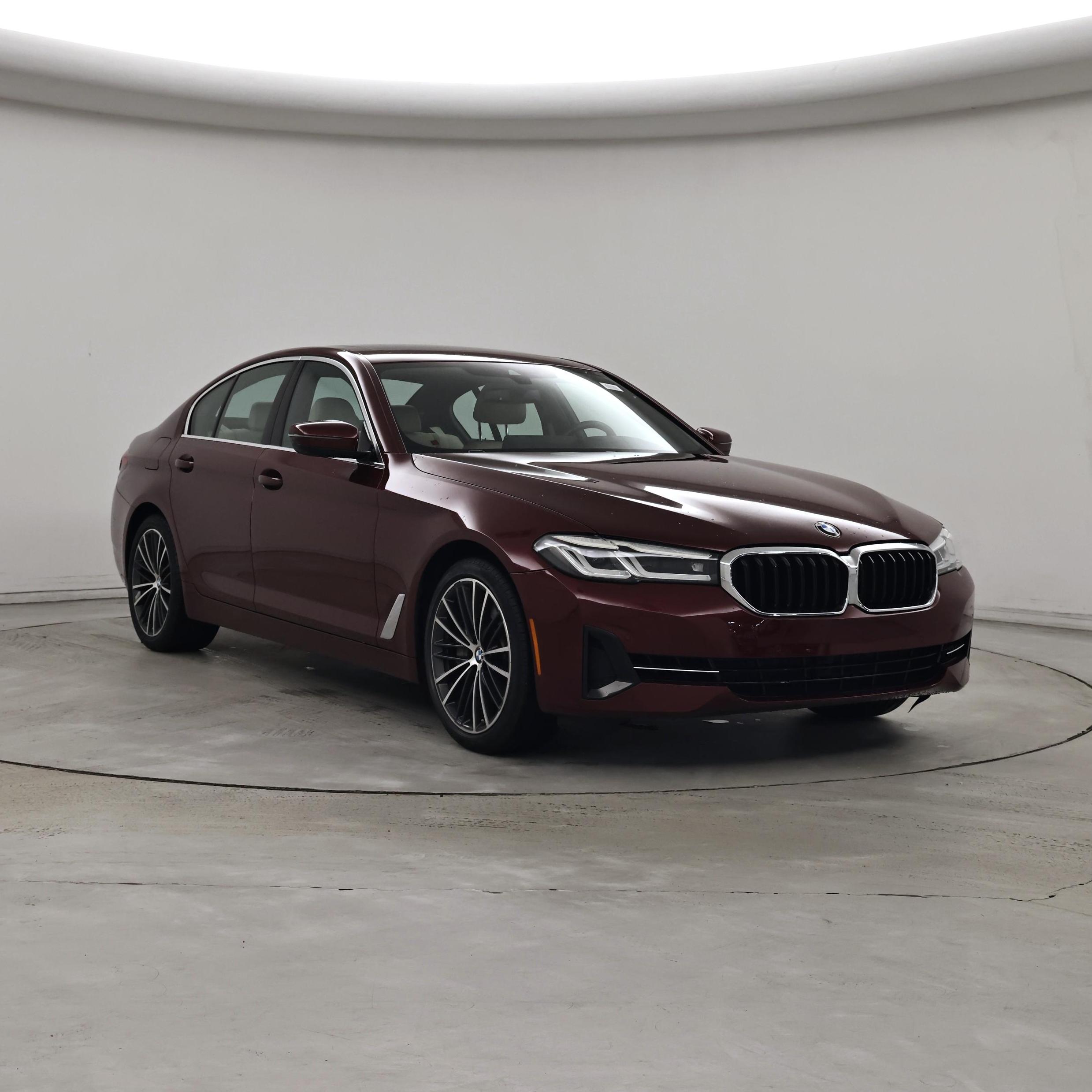 Red 2023 BMW 5 Series Sedan Rear-Wheel Drive Automatic