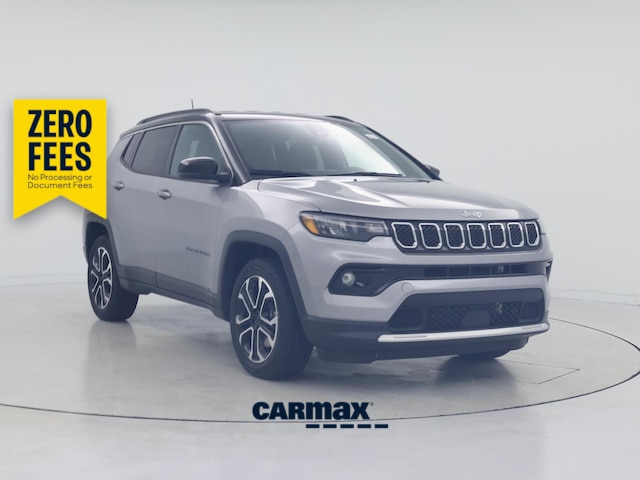 Silver 2023 Jeep Compass SUV / Crossover Four-Wheel Drive Automatic