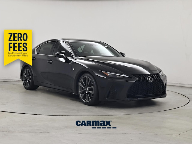 Black 2024 Lexus IS Sedan Rear-Wheel Drive Automatic
