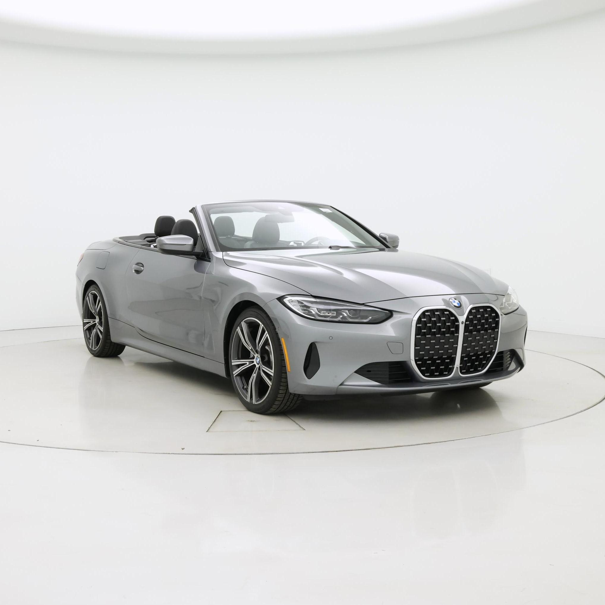 Gray 2023 BMW 4 Series Convertible Rear-Wheel Drive Automatic