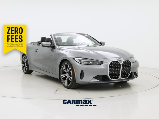 Gray 2023 BMW 4 Series Convertible Rear-Wheel Drive Automatic