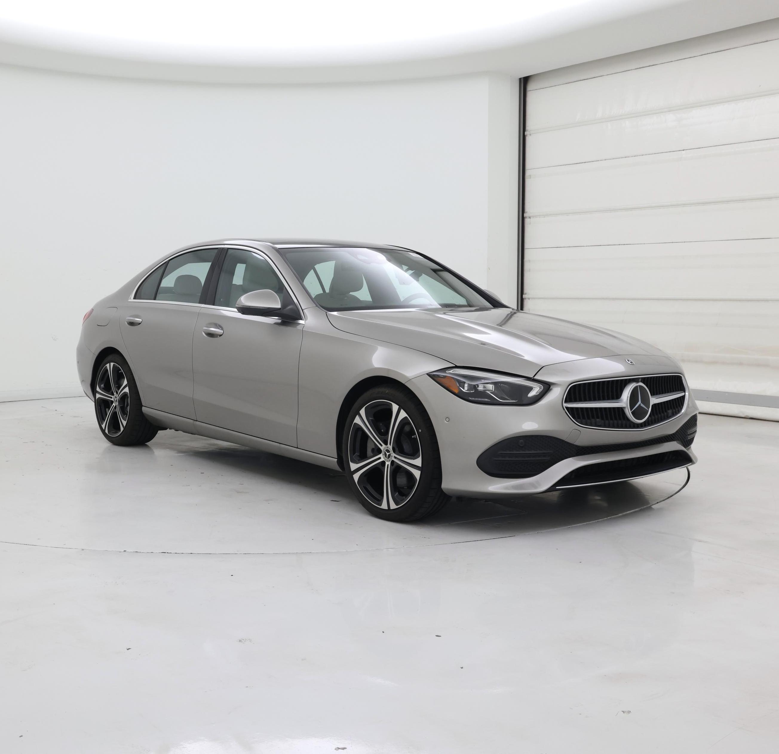 Silver 2023 Mercedes-Benz C-Class Sedan Rear-Wheel Drive Automatic